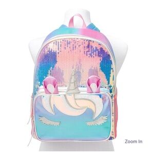 Claire’s Unicorn Iridescent Sequin Backpack